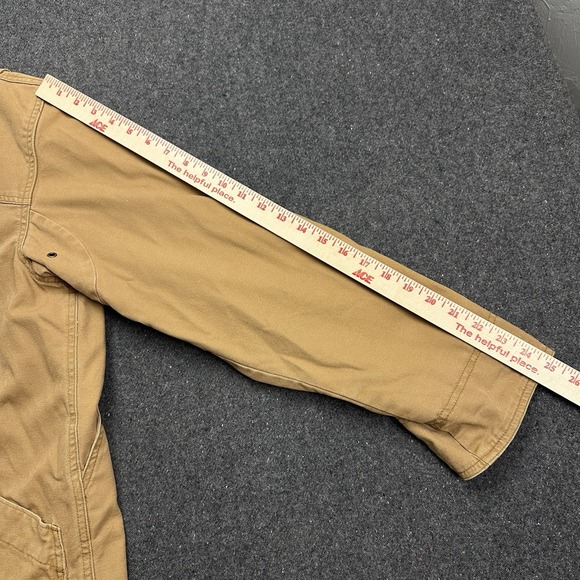 VTG LL Bean Chore Barn Field Coat Men's Size XL Canvas Corduroy Collar 70s USA - Picture 13 of 16